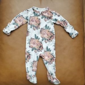 Kate Quinn bamboo footie sleeper pajamas